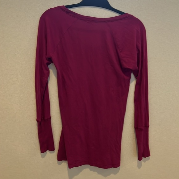 Amade scoop neck long sleeve cotton shirt M - Picture 3 of 4